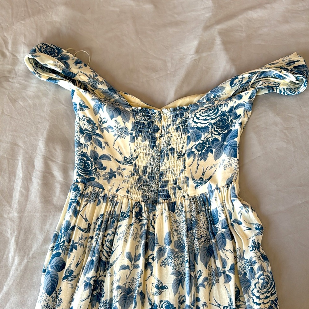 Reformation Violet Dress in Pompadour Print Size 2 - Picture 4 of 7